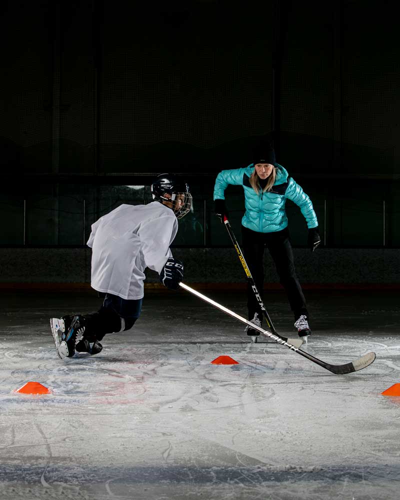 Power Edge Saurette Skating séance équipe complète